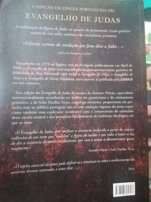 Livro Evangelho de Judas - António Pinero