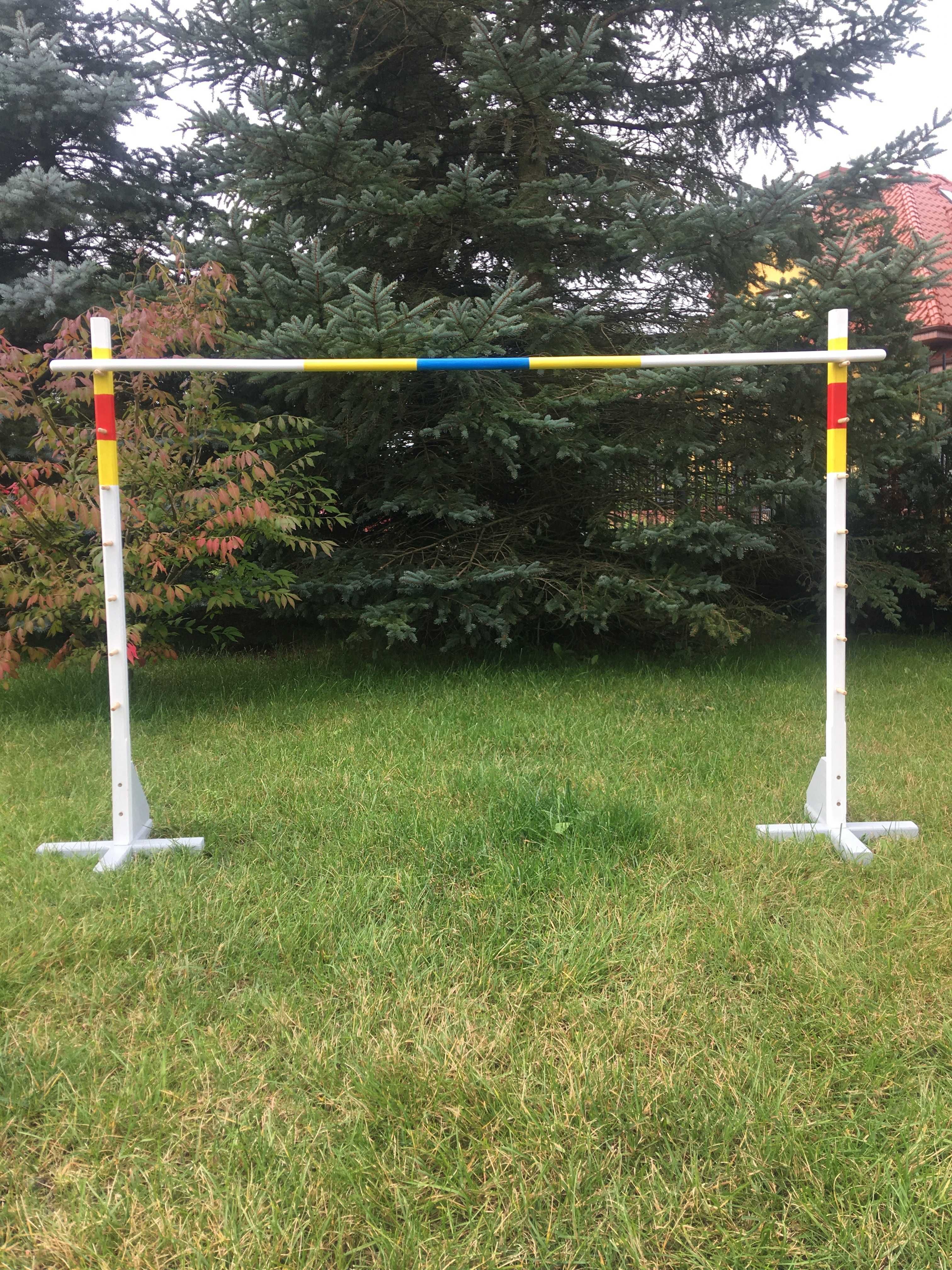 Przeszkoda Hobby Horse, 30 do 100cm stacjonata, krzyżak i 2 poprzeczki