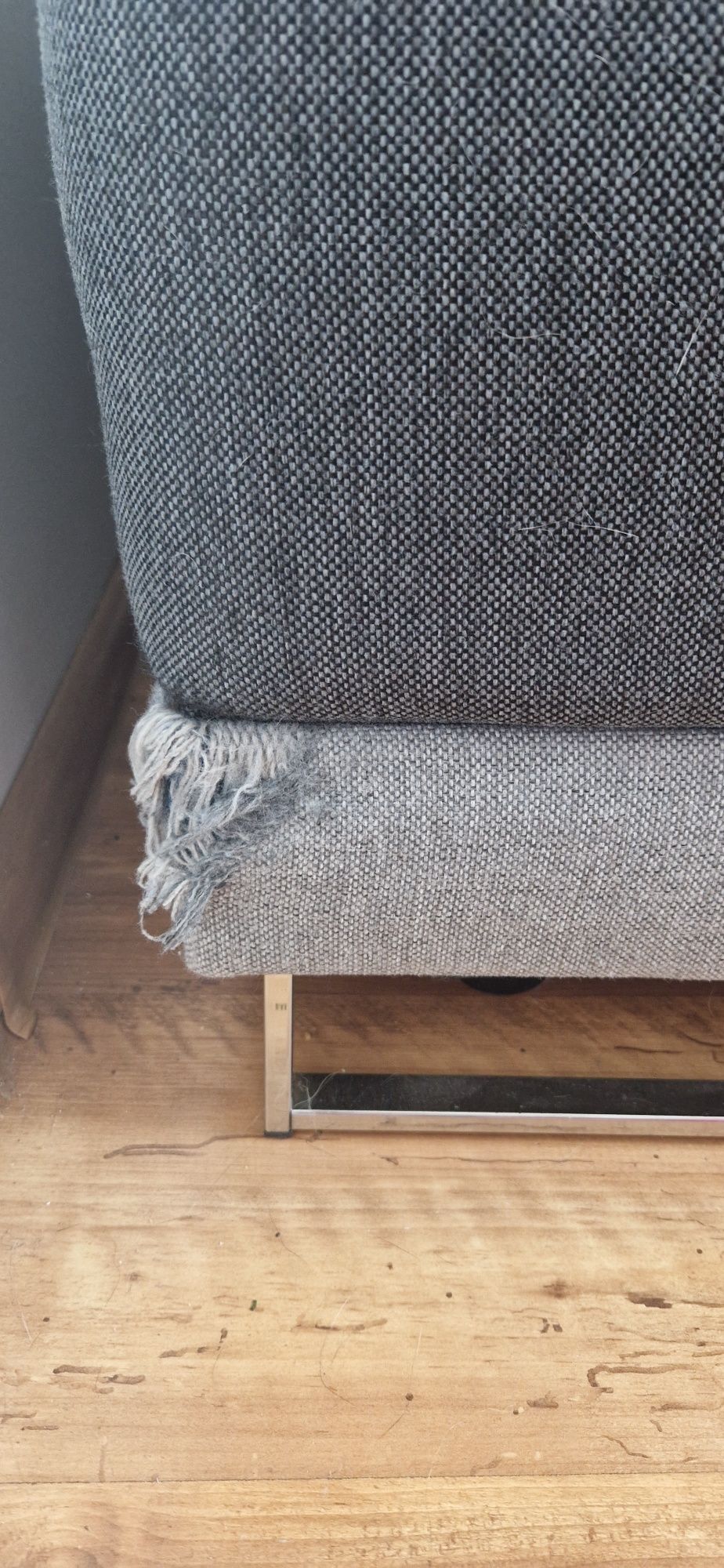 Sofa rozkladana szara