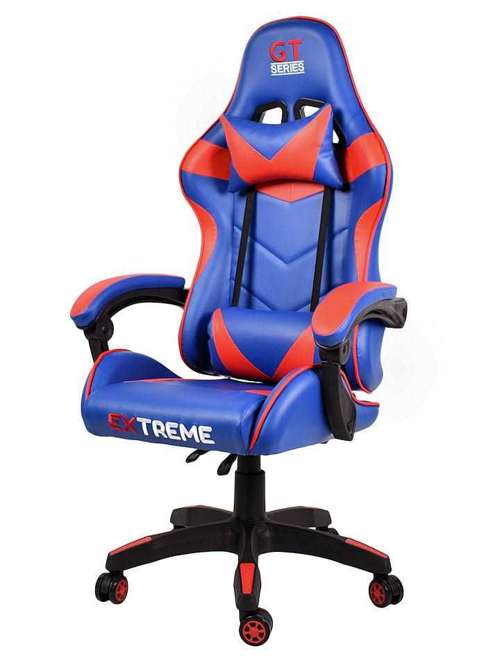 Fotel Gamingowy niebieski wersja sport GT BLUE