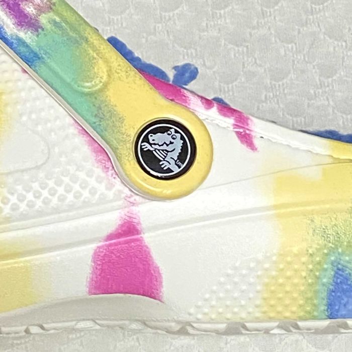 Утеплені домашні капці Crocs Classic Lined Tie-Dye, різні розміри