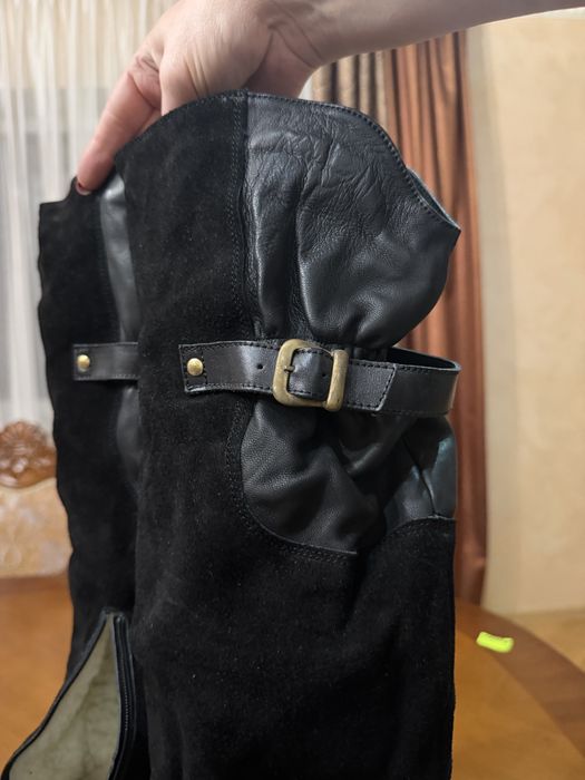 Ботфорти шкіряні нові