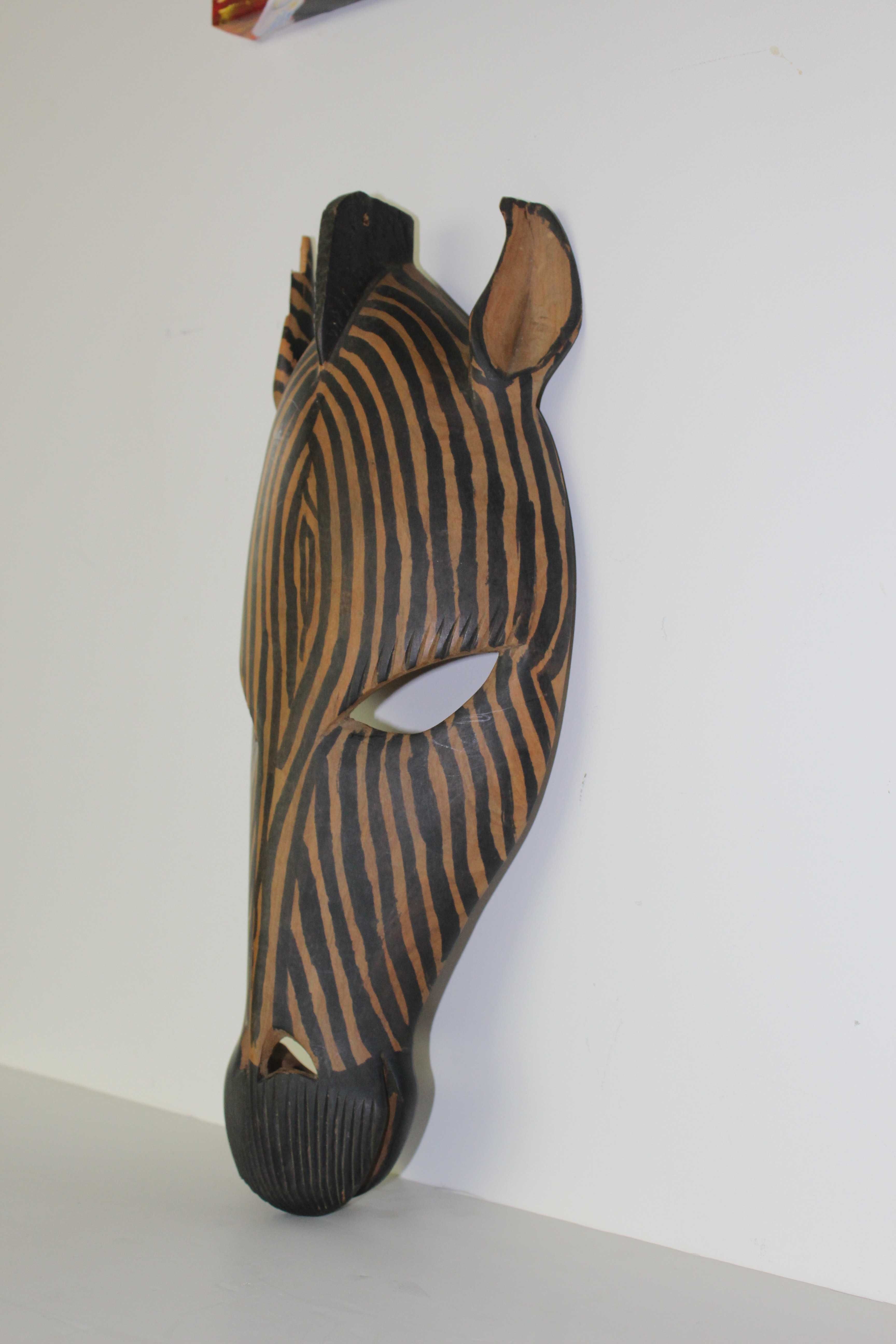 Máscara Tribal Africana - Zebra