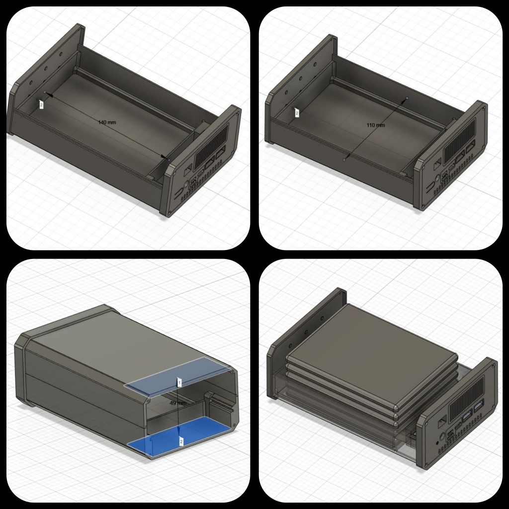 Корпус Повер Банк , Case Power Bank, holder 21700, 18650