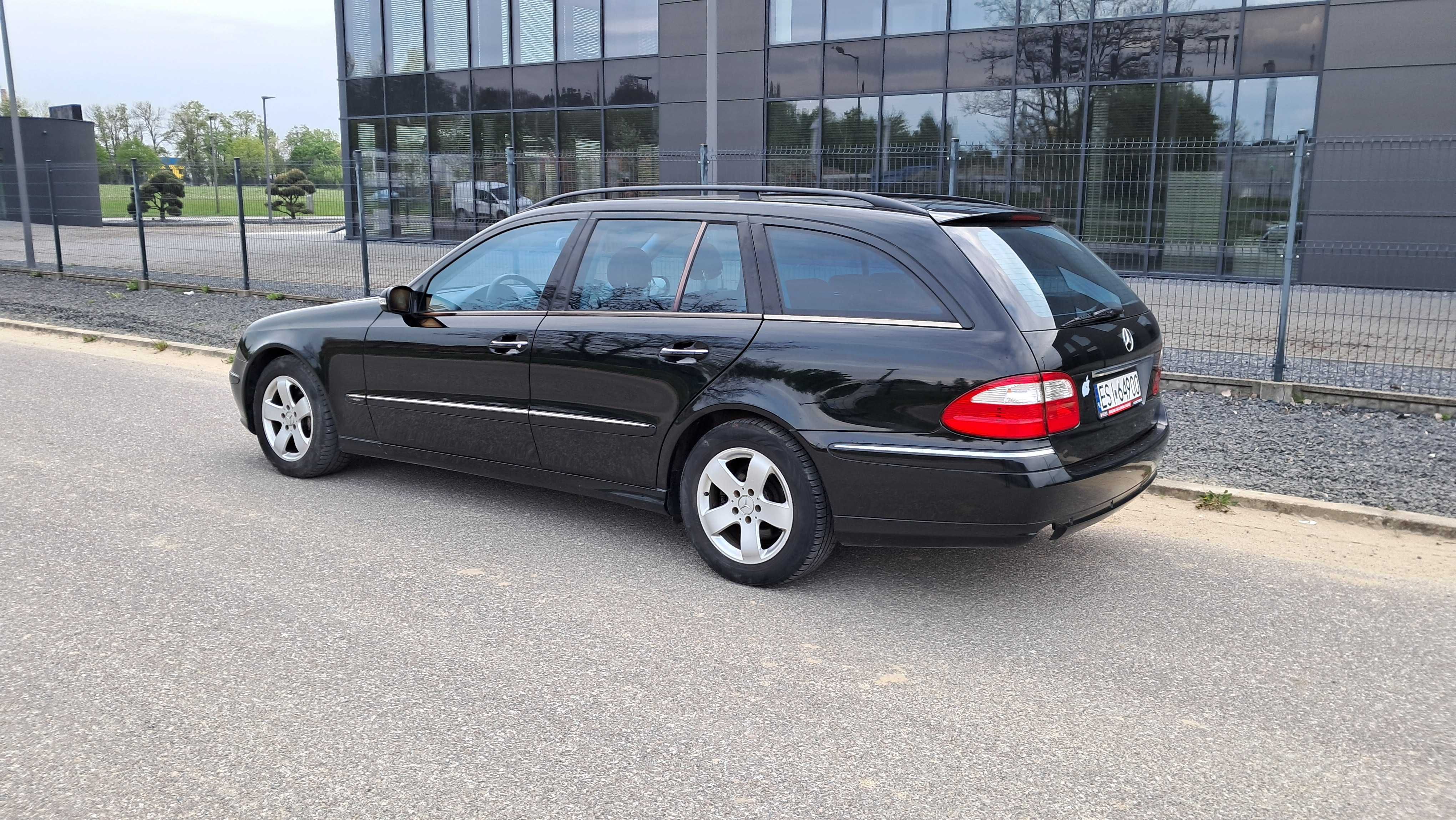 Mercedes-Benz E klasa W211 3.5 benzyna 272KM 2005r Automat Klima Skóra