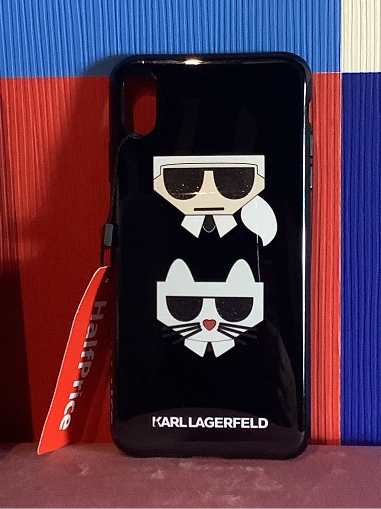 Etui Karl Lagerfeld nowe, oryginal, czarne do Iphone XS Max