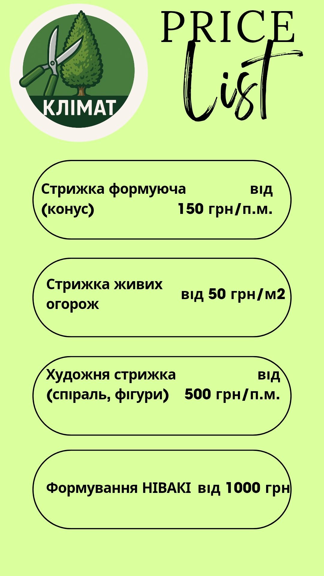 Топіарна стрижка рослин