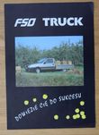 Prospekt folder FSO POLONEZ Truck