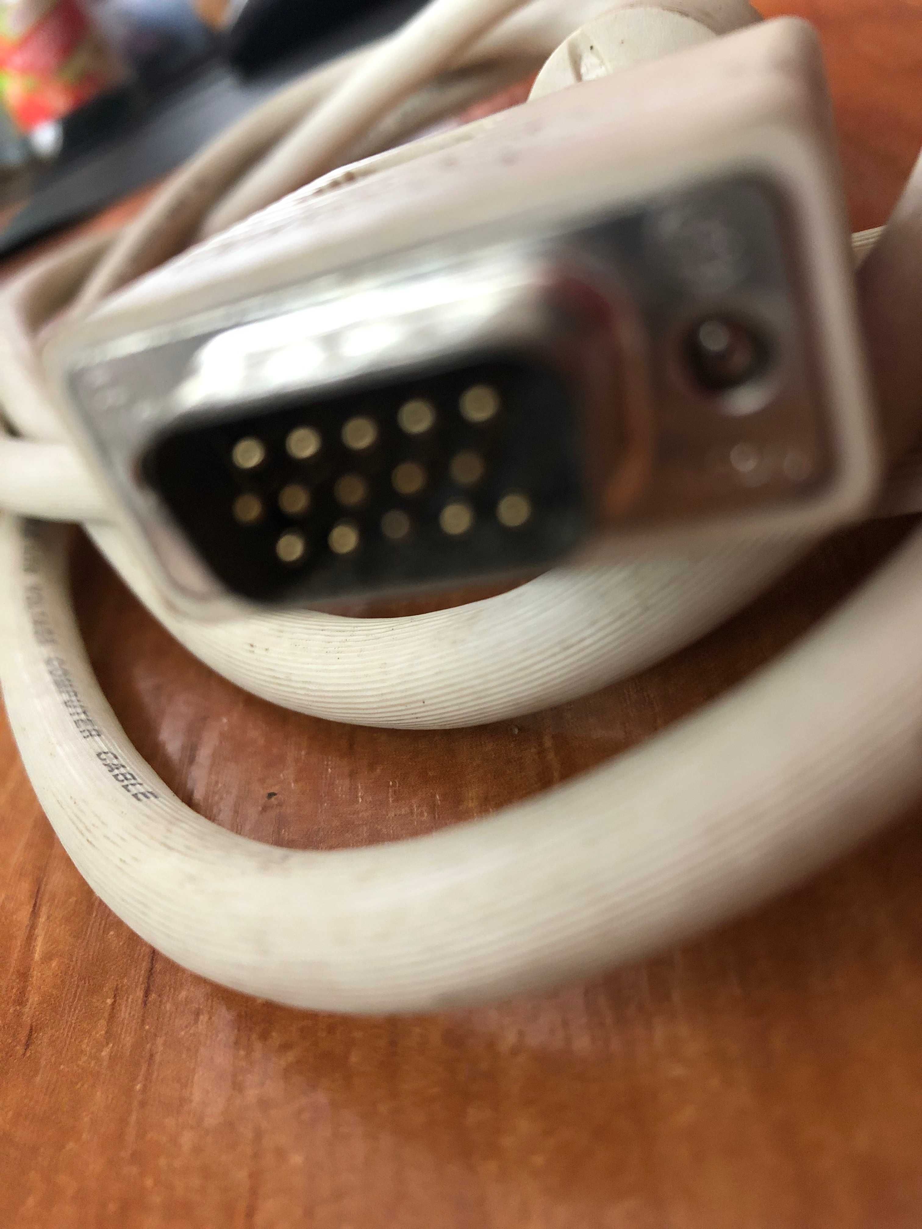 Kabel przewód monitora - łączący monitor z komputerem