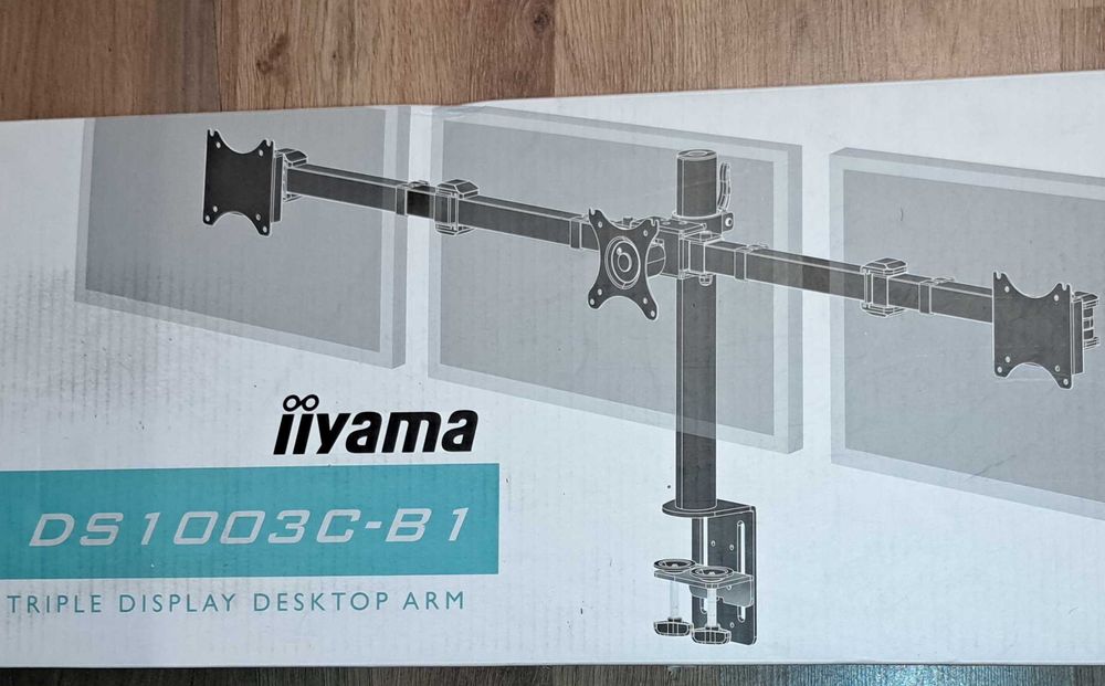 oryginalny uchwyt ramię montażowe DS1003C-B1 IIYAMA na 3 monitory