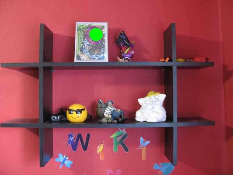 Półka ścienna wisząca czarna