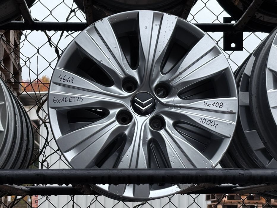 Felgi aluminiowe komplet Citroen 6.0x16" 4x108 ET23 65.1 FU14669