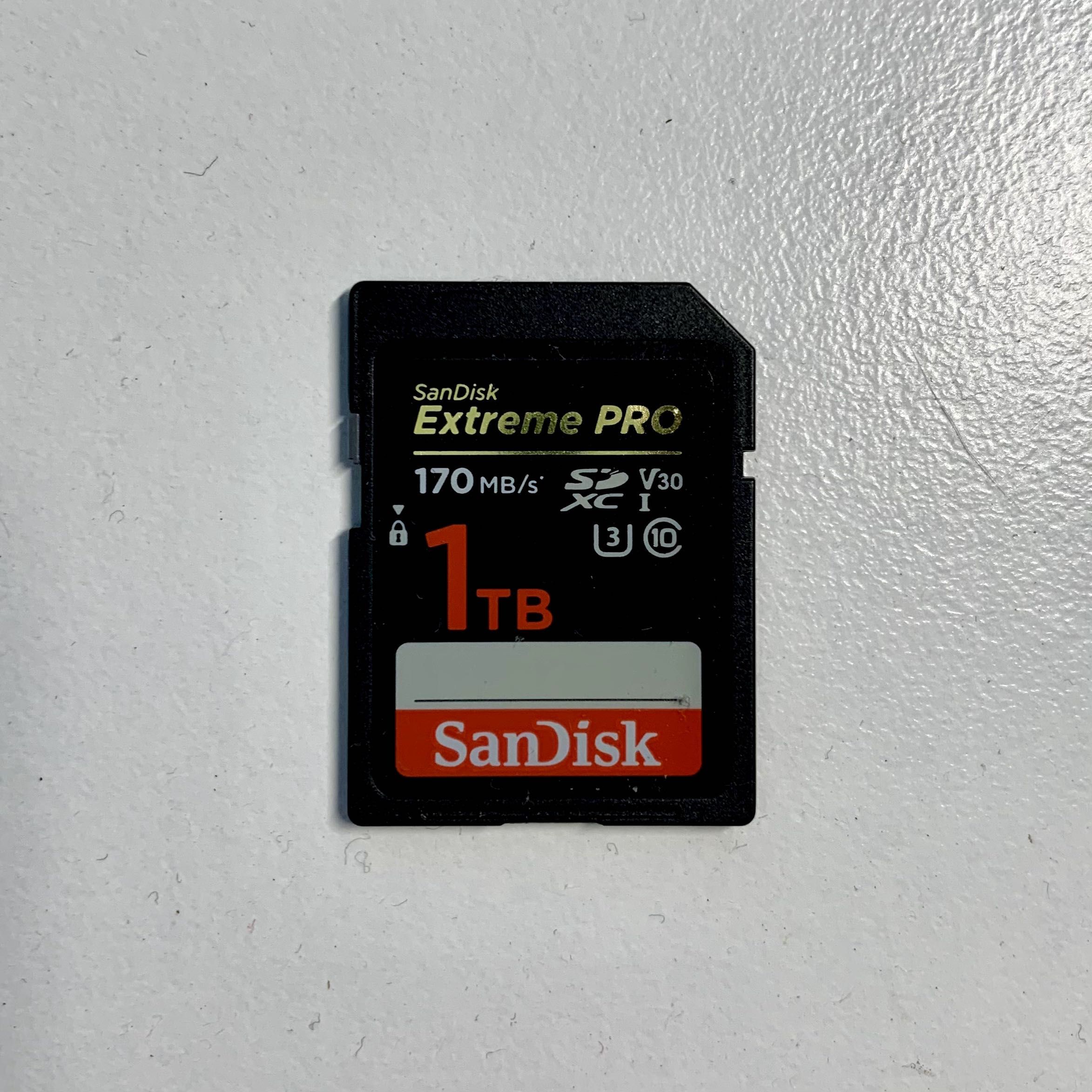 SanDisk 1TB Extreme Pro SDXC Card 170MB/s V30 UHS-I U3