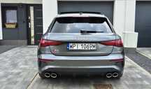 Audi S3 Model 2023, Salon PL, B&O, Matrix, Head-up, Elektr. fotele, Panorama