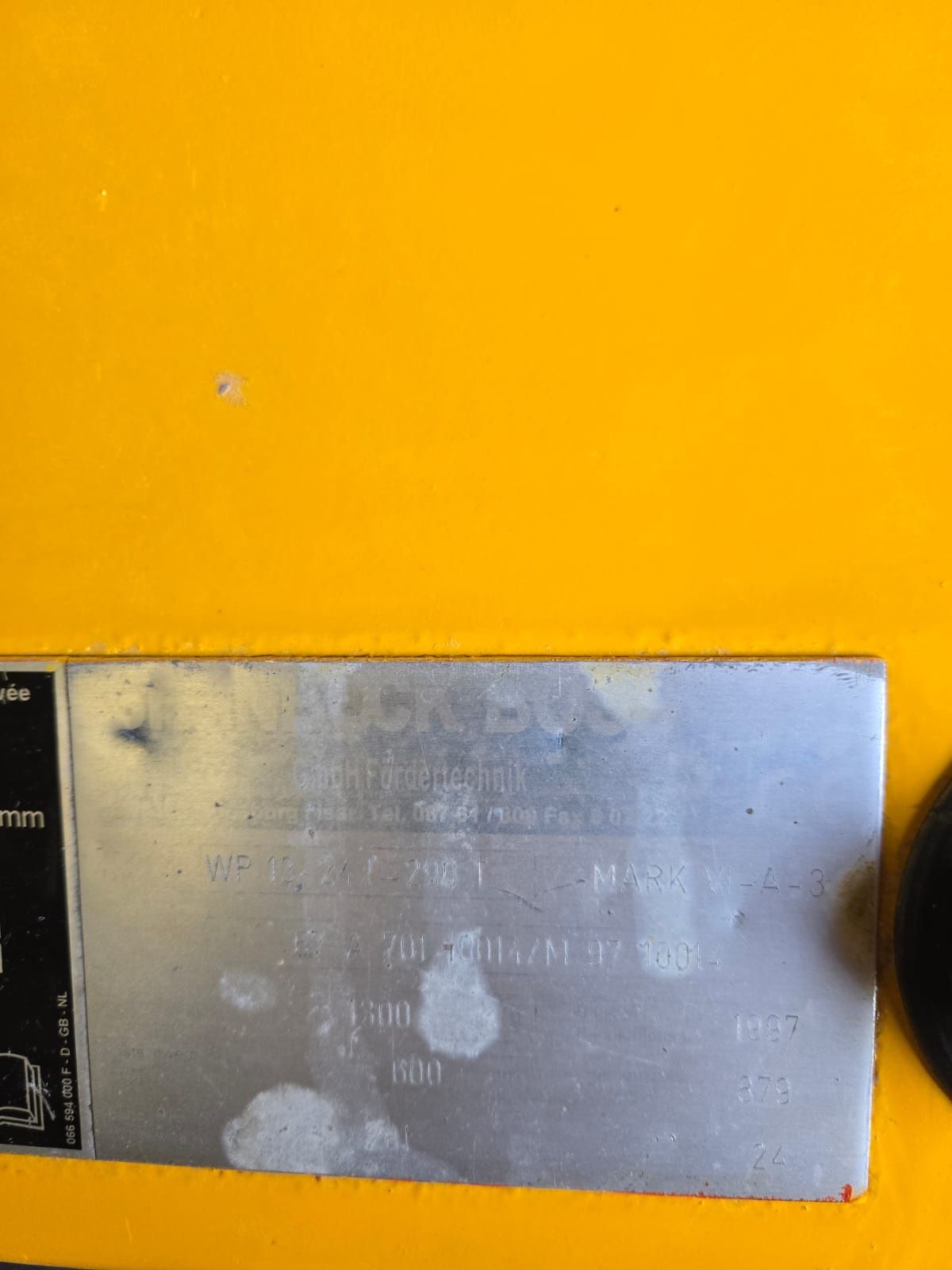 Wózek JUNGHEINRICH  paletowy masztowy elektryczny