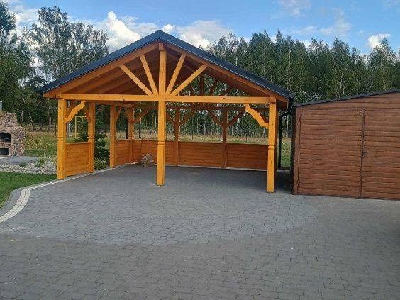 Wiata samochodowa 5,5x 5m