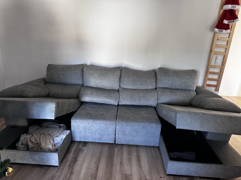 Sofa 3.40x 1.35 m muito bom estado