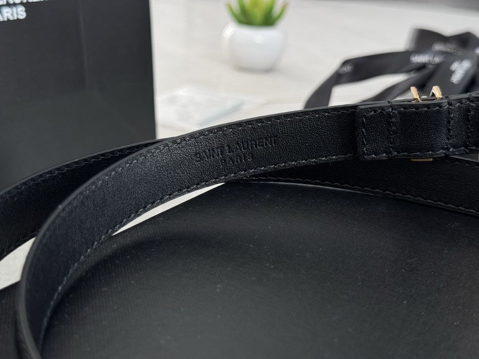 Pasek Skora naturalna Zestaw Saint Laurent