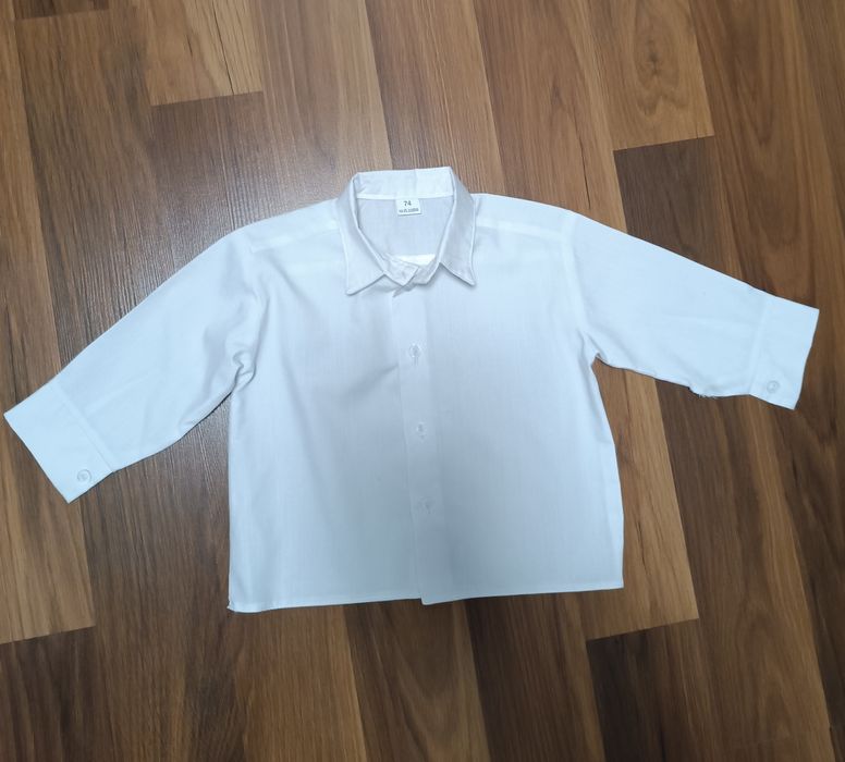 Koszula wizytowa 74 biała chłopięca