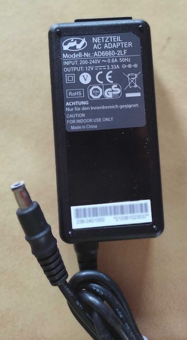 Zasilacz stabilizowany 12Vdc 3,33A firmowy