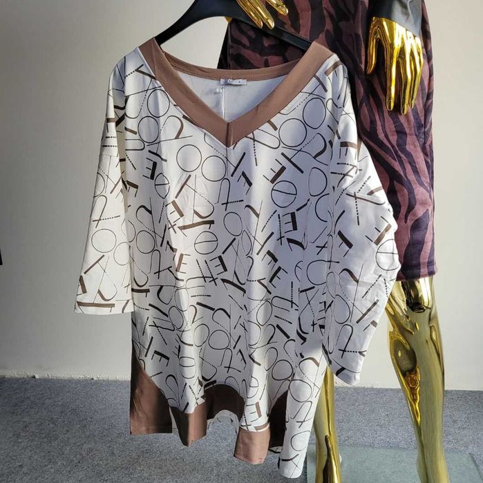 Śliczna tunika na większy biust