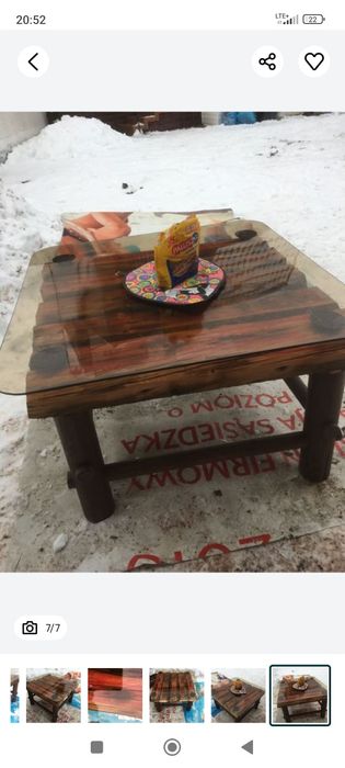 Stolik że 100 letnich beli.
