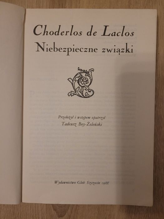 Choderlos de Laclos Niebezpieczne związki
