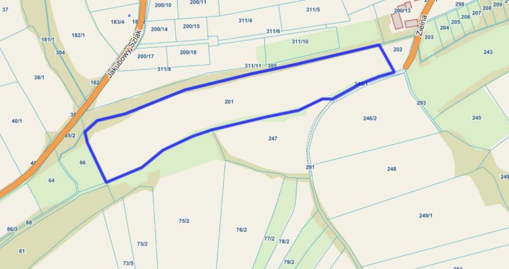 Pole rolne w miejscowości Zdzięsławice o powierzchni 2,34ha