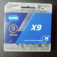 Łańcuch KMC X9 ze spinką
