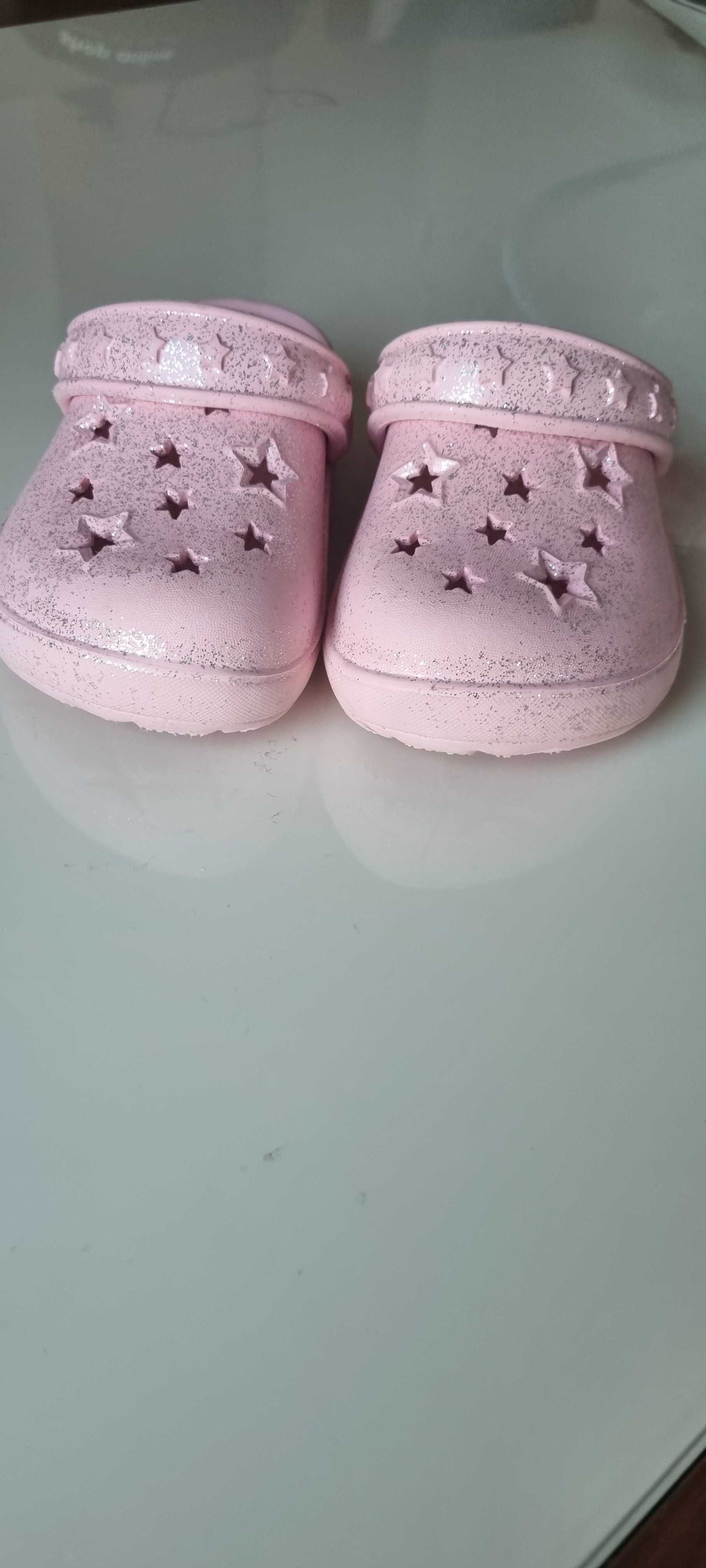 Crocs cor de rosa tam. 23 + oferta dos portes