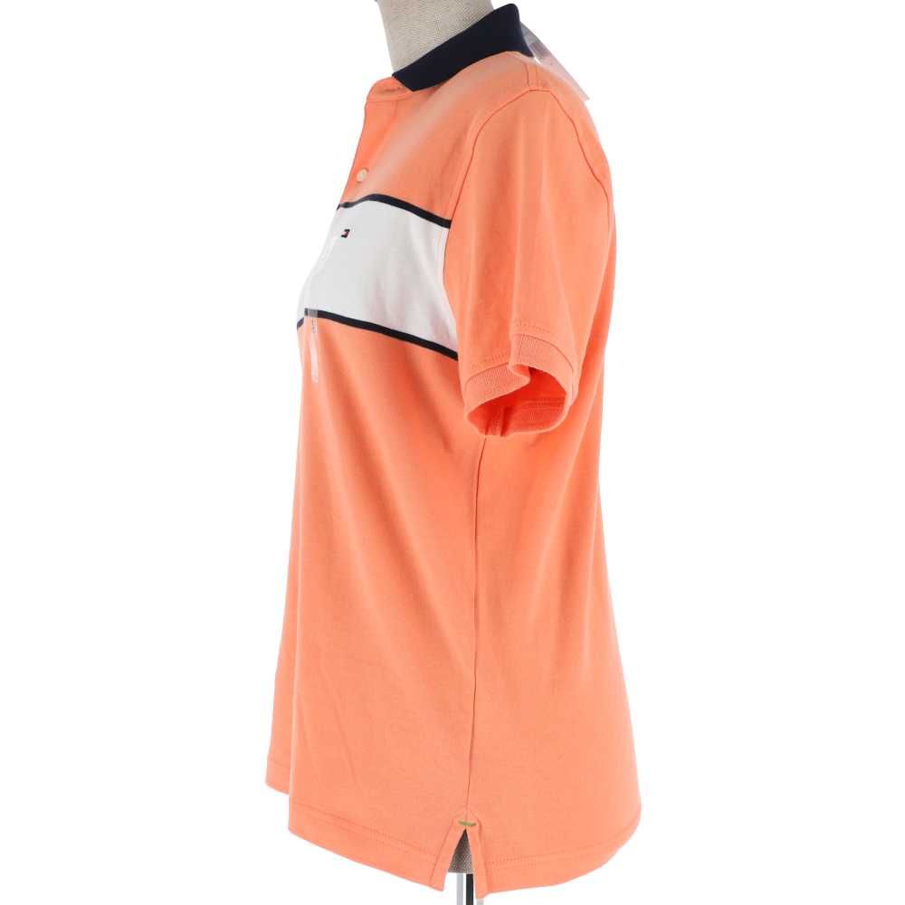 Pomarańczowa koszulka polo marki Tommy Hilfiger, rozmiar S - 36