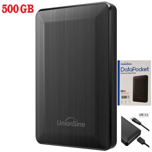 Новий зовнішній жорсткий диск UnionSine Data Pocket HD2513 500Гб