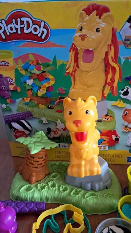 Ciastolina play-doh, lew ii przyjaciele z dżungli Hasbro 3+