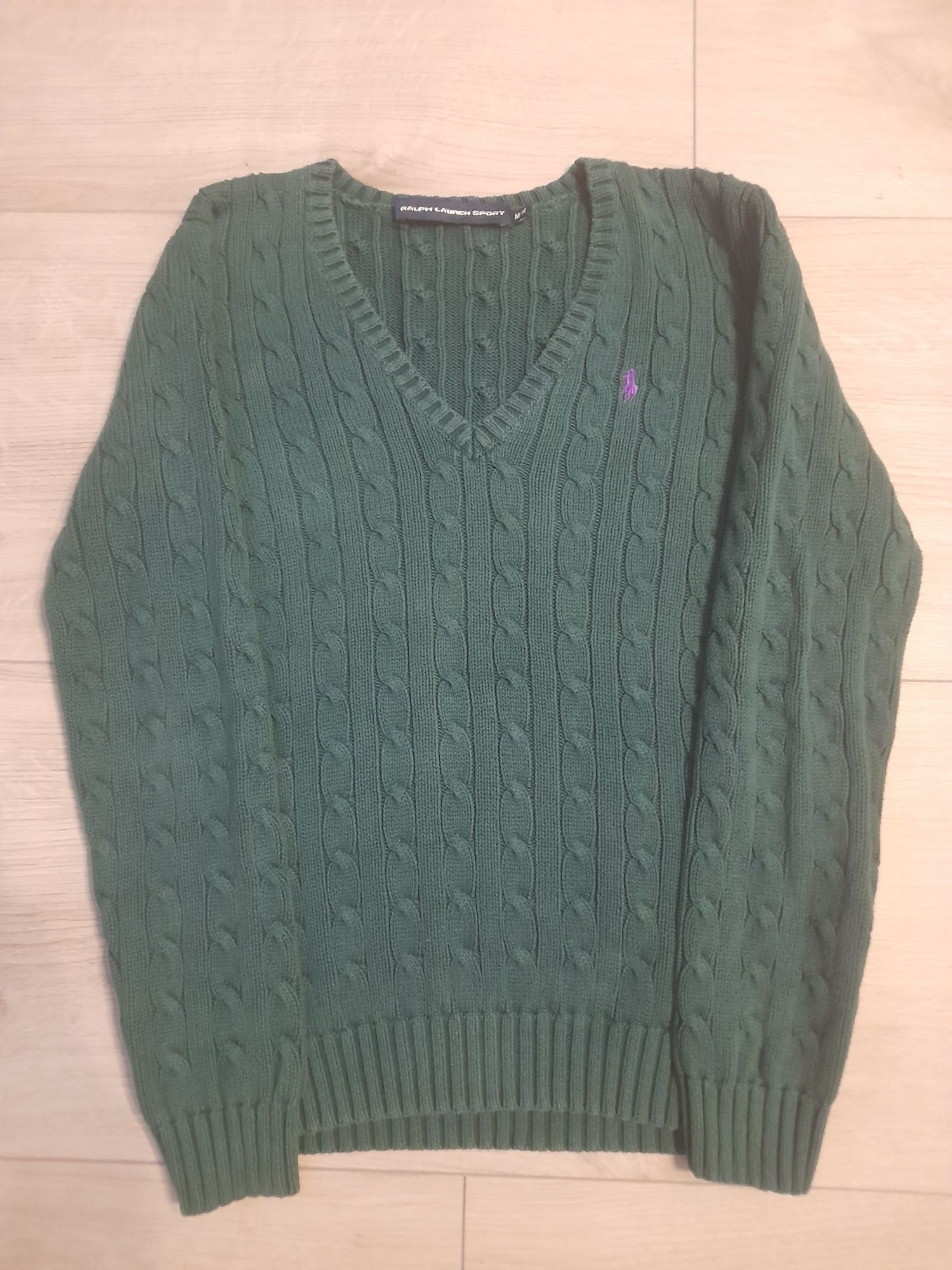 Sweter warkocz Ralph Lauren