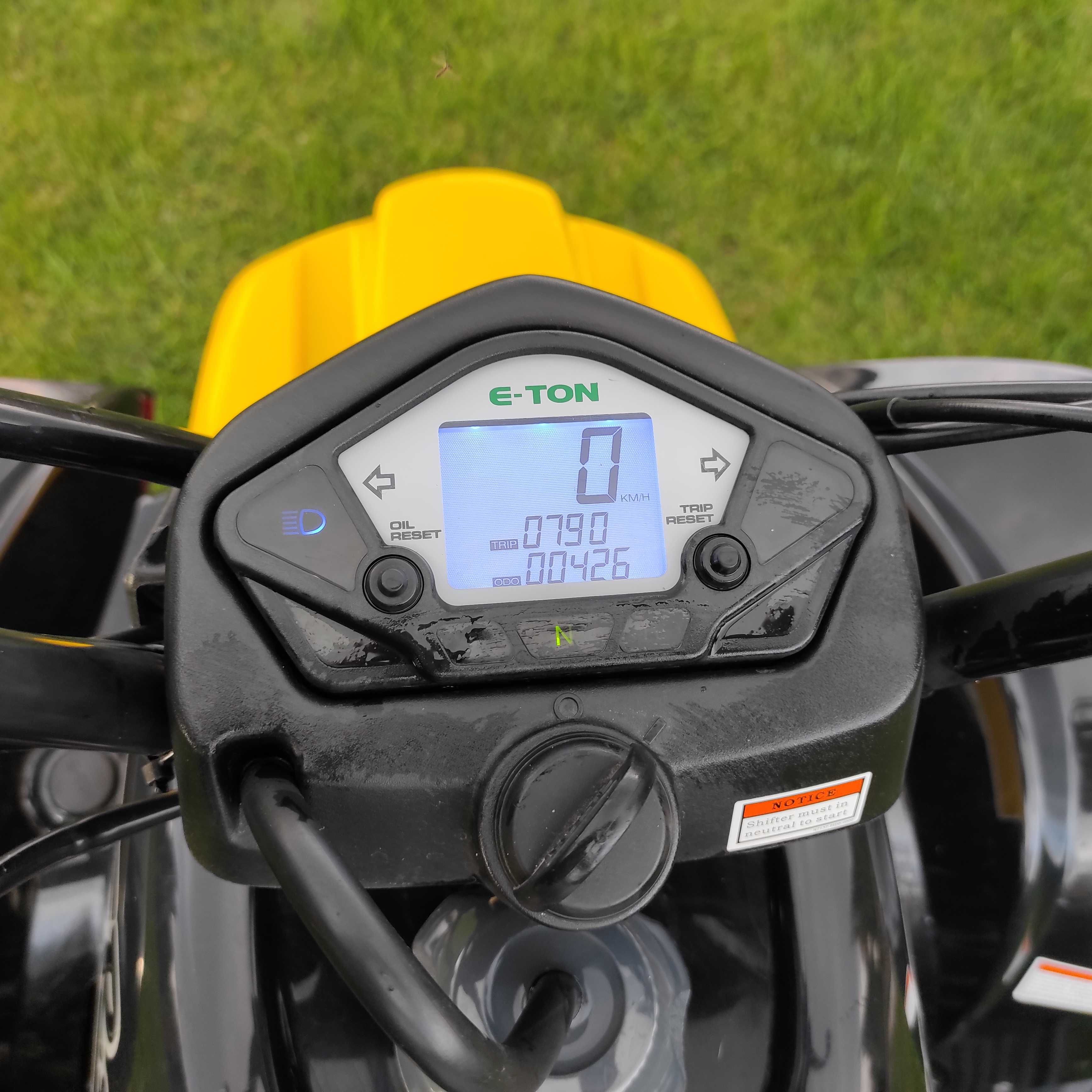 Quad Eton Viper 50cc zarejestrowany jak nowy na dowód