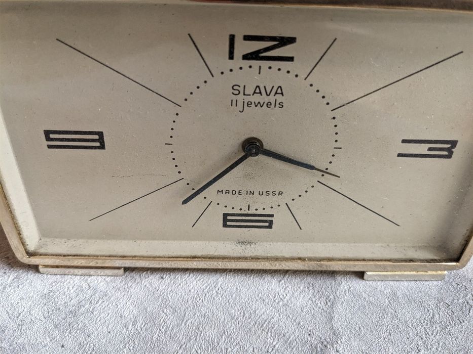 Radziecki budzik Slava II jewels retro vintage prl