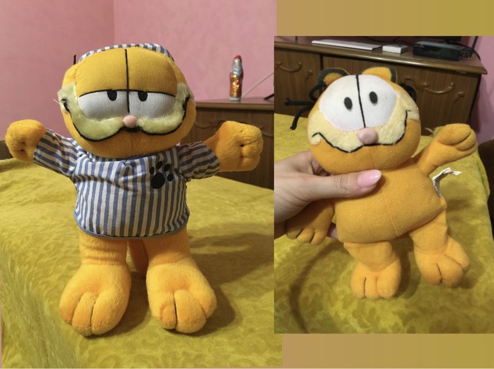 Мягкая игрушка кот Гарфилд винтаж 1981 коллекционный Garfield Vintage