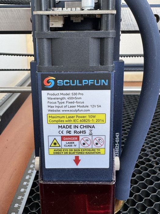 Лазерний гравер, різак sculpfun s30 Pro 10w