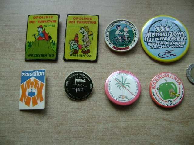 Starocie z PRL - Zestaw 8 wpinek do wyboru numer 2