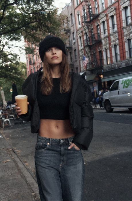 Куртка Zara пуховик анорак жіночий XS, S, M оригінал