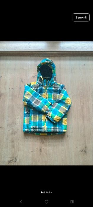 Kurtka narciarska chłopięca