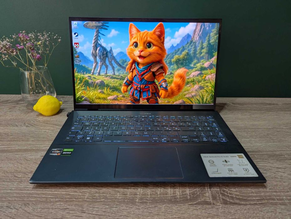 Професійний OLED RTX 3050 Ti 15,6″ Ryzen 7 16/512 метал Asus сенсорний