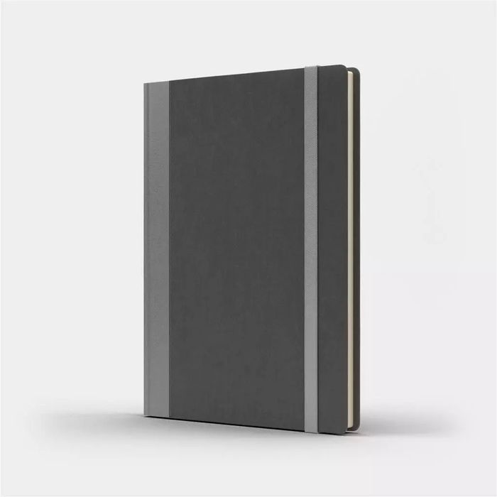 Notatnik B5 Pro L kropki szary/srebny. Like U. Nowy Produkt