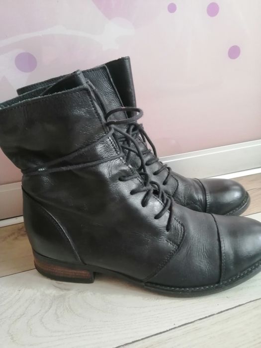 Ботинки, Кожаные, 40