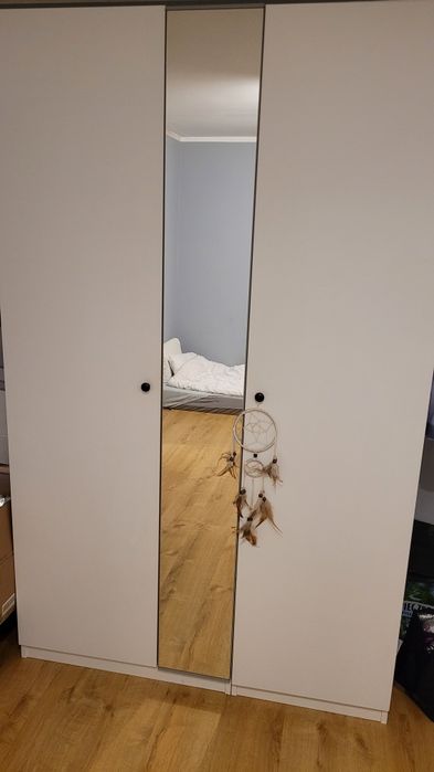 Szafa pax 125 cm z lustrem