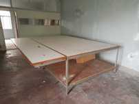 Mesa de corte e embalamento