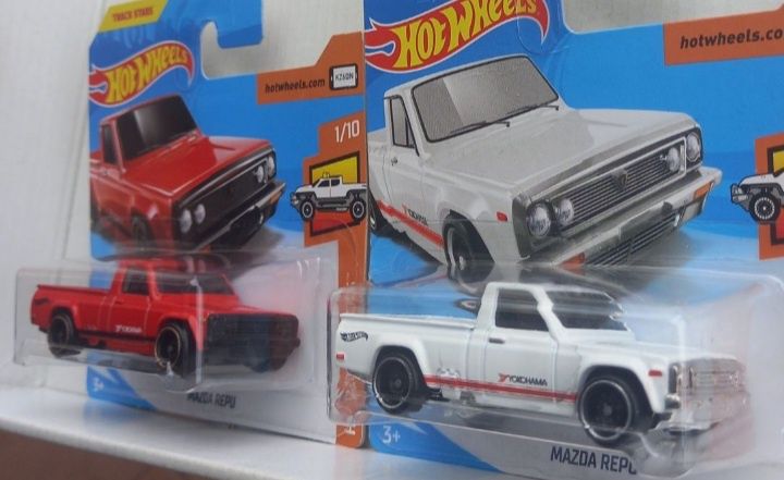 Conjunto 2 - mazda repu hot wheels