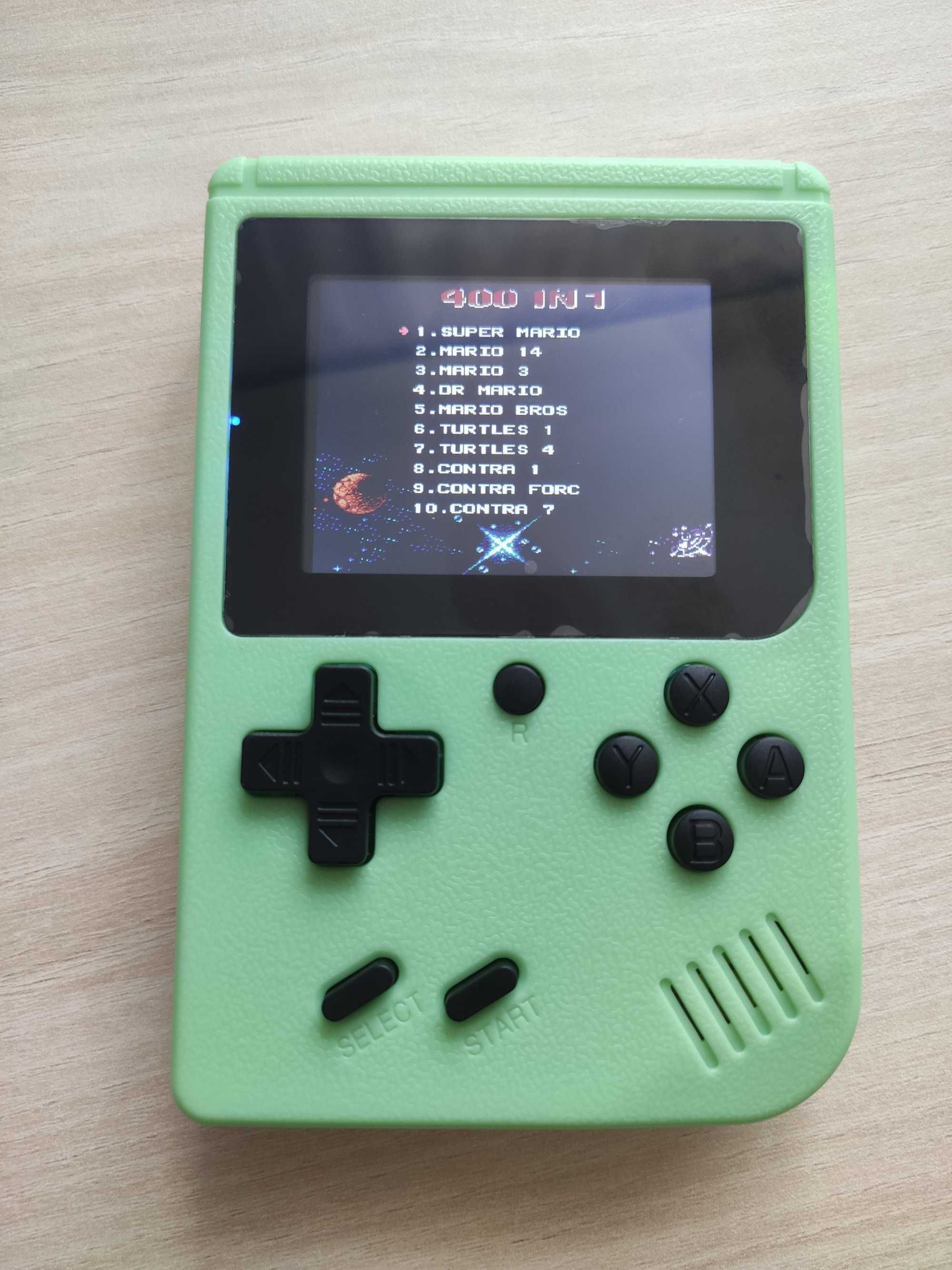 Konsolka retro z grami