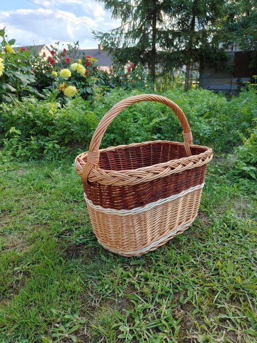Kosz wiklinowy krystynka"wysoka"