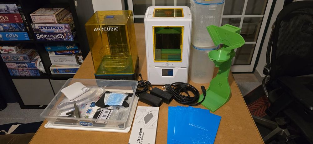 Anycubic photon s + cure and wash station